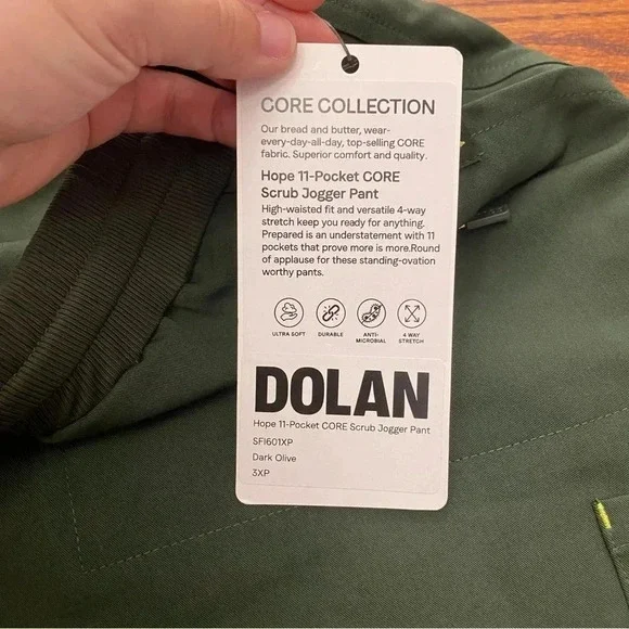 Dolan Hope Jogger Womens 3XP 1- Pocket Scrub Pant NWT Medical‎ - Picture 4 of 5